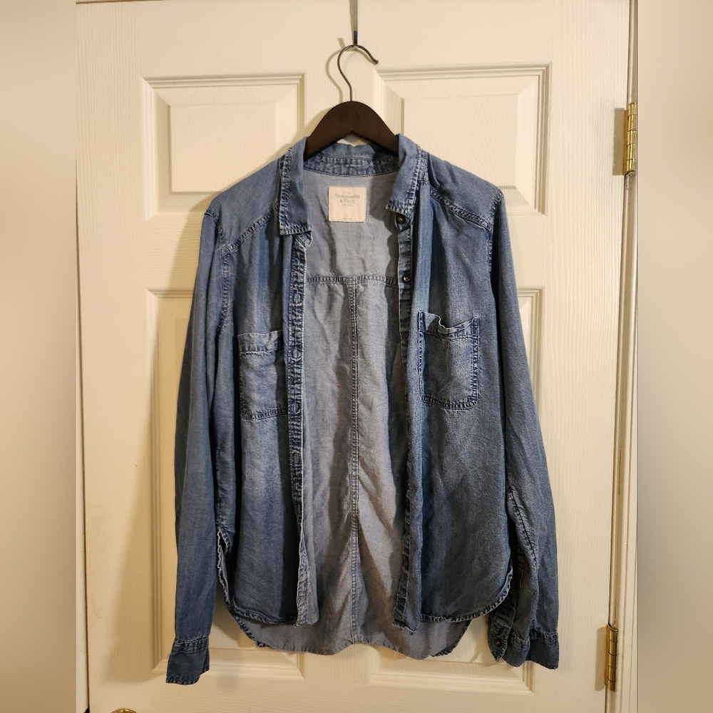Abercrombie and Fitch Denim Long Sleeve